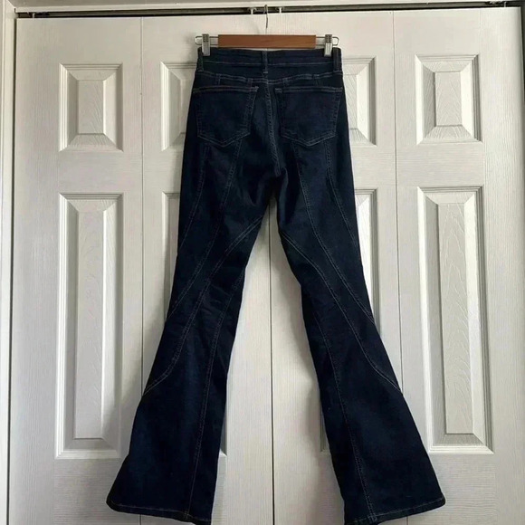 TopShop Jamie Flare Curved Seam Jeans size 26 - Picture 6 of 7